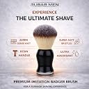 RUBAB MEN Luxuriously Soft Shaving Brush for Men | Panther Edition gallery image