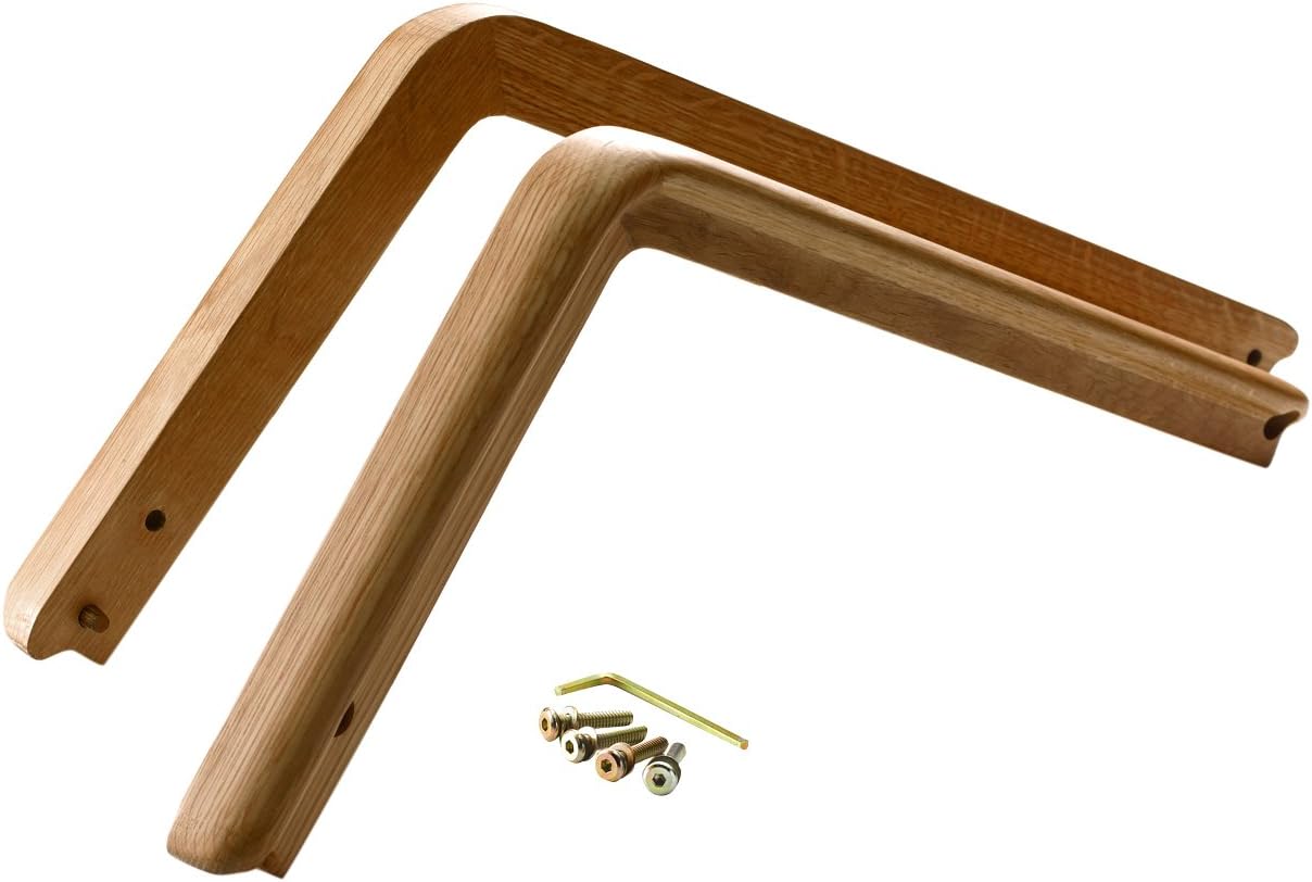 朝日木材加工(Asahiwood) Bosco Plus AR84001B-PL800 Krone LD Chair Arm Set, 18.9 inches (48 cm), Light Brown