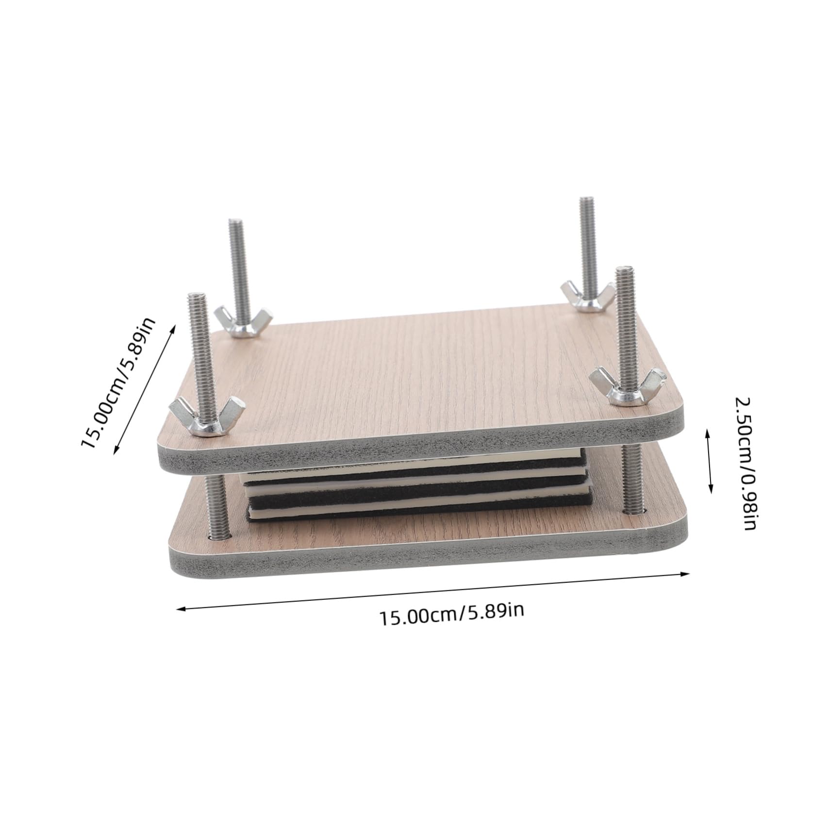 SUPVOX DIY Flower Press Tool Flower Press Kit Embossing Board Plant Pressing Kit for Unique Artworks