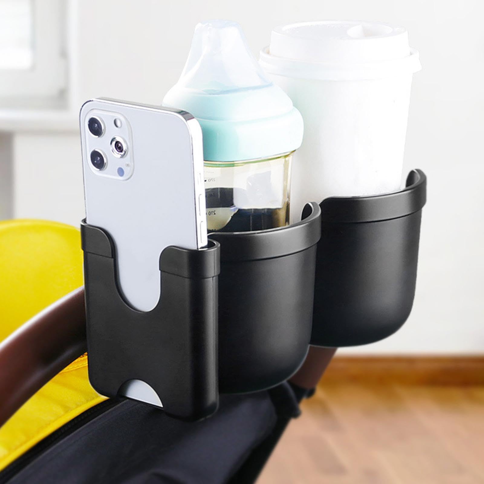 Kinderwagen Getränkehalter - Universeller Flaschenhalter Für Buggy, Fahrrad Und Rollstuhl