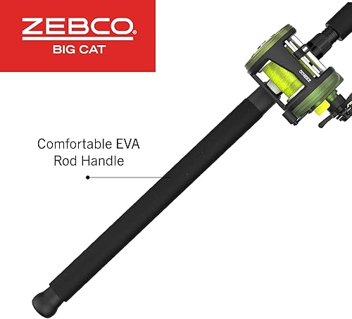 Miniatura 6 de Zebco Combo de carrete convencional y caña de pescar Big Cat