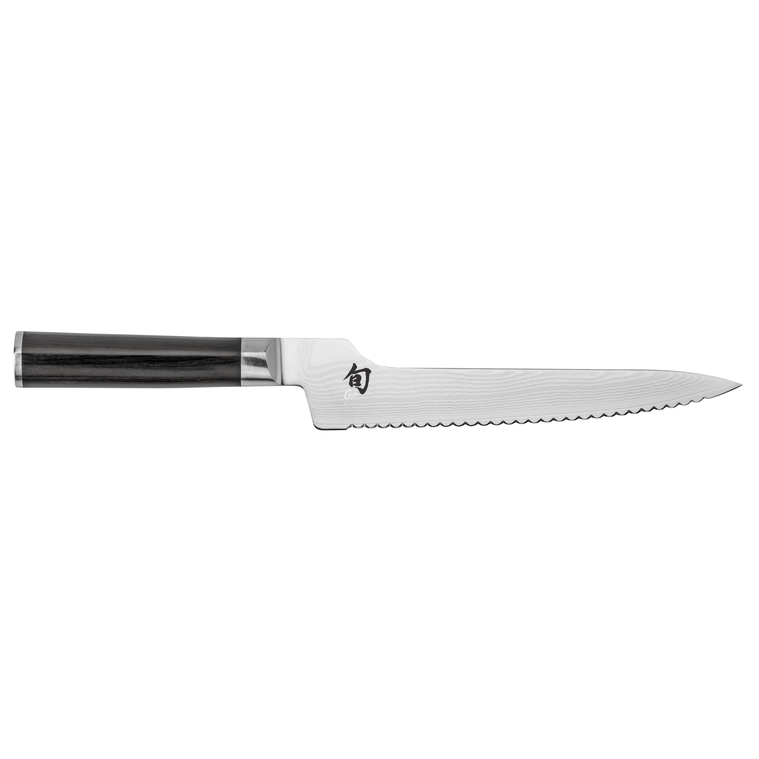 Shun Classic Knife Offset Bread Knive, 8.25", Black