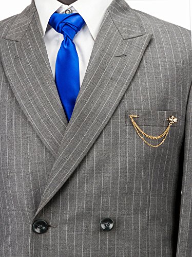 Knighthood Golden Scout Logo with 3 Layer Hanging Chain Brooch Lapel Pin Golden3