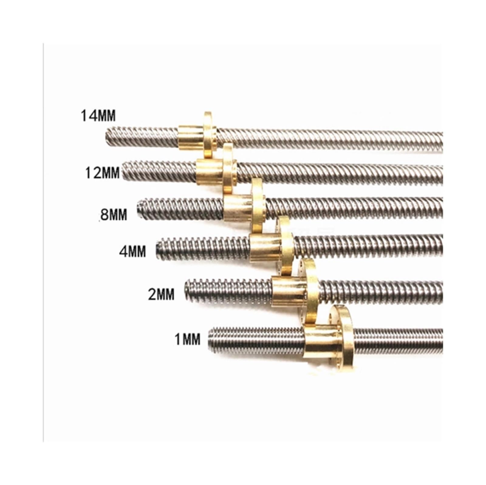Metal Ball Screw nut T8 Trapezoidal Screw Lead 12mm Stepper Motor Screw Screw 100mm-600mm Length with Nut(450mm)