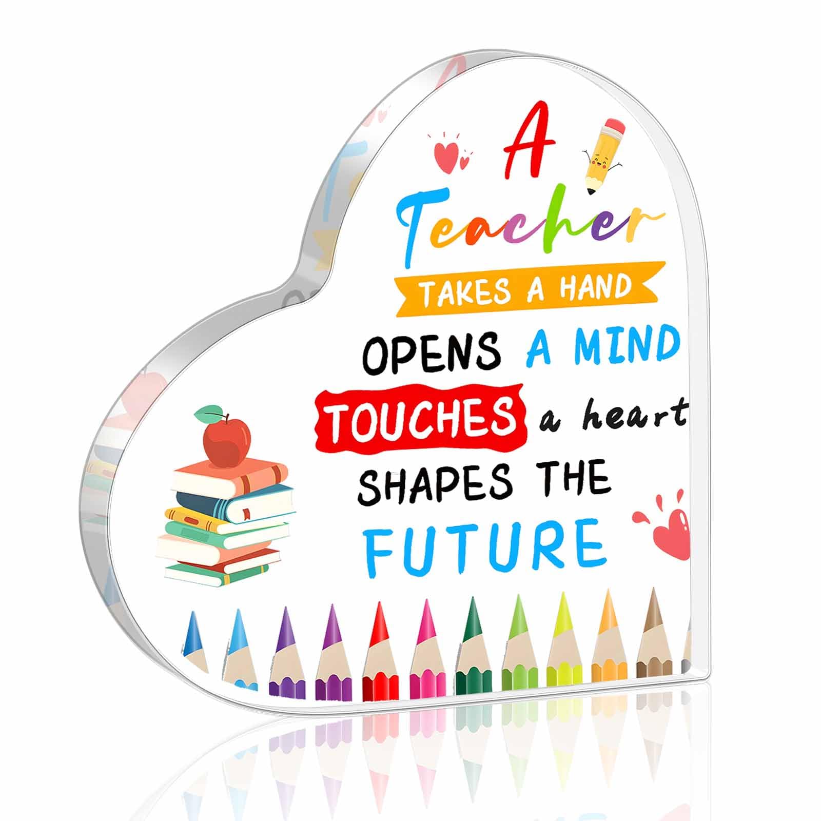 Thank You Gifts for Teacher Appreciation Gifts Desk Table Shelf Accessories,Appreciation Gift,Acrylic Meaningful Gifts Ideas Gifts