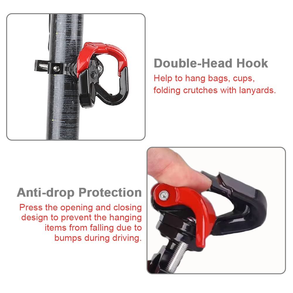 Wheelchair Hook - Hang Bags, Crutches & More -3