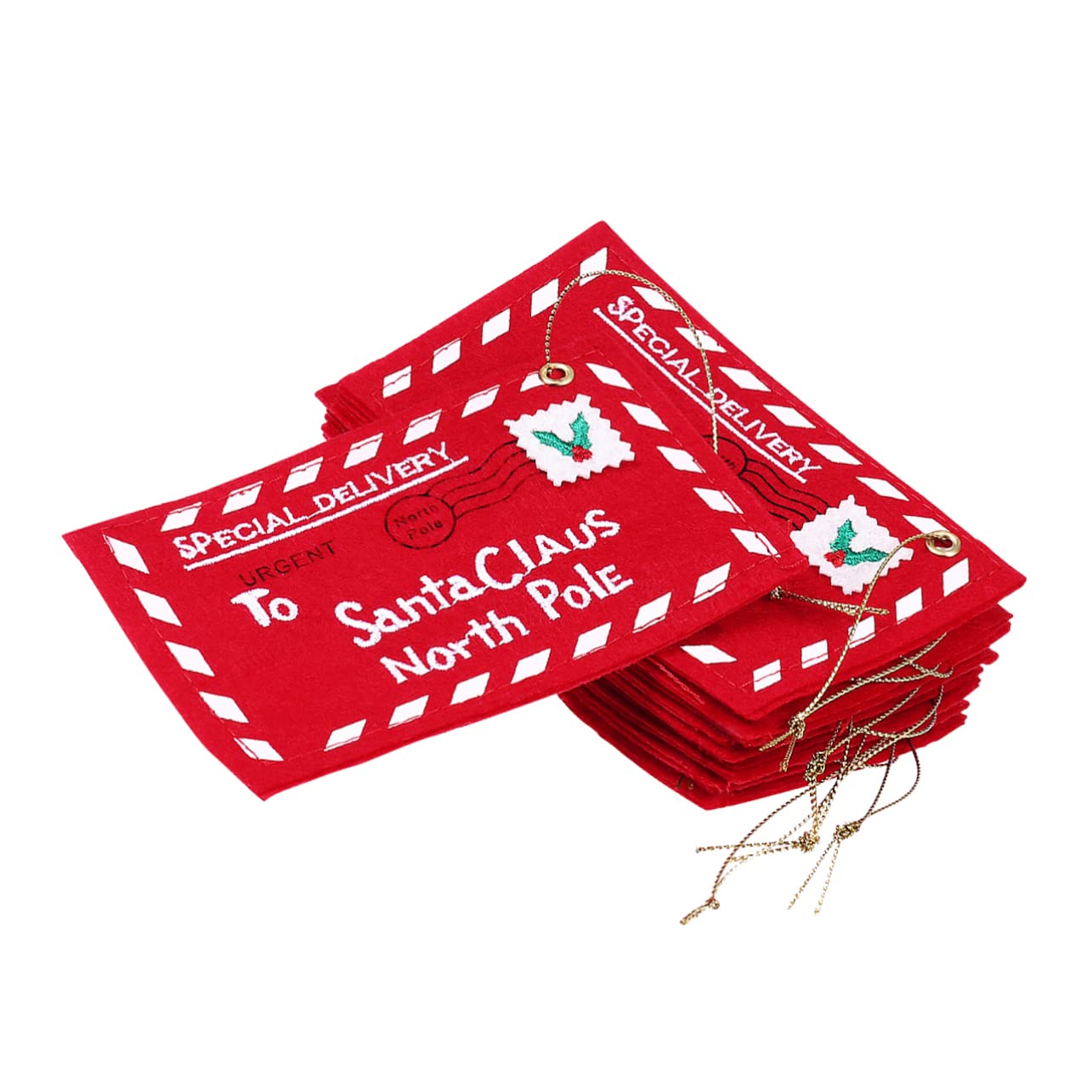 Tofficu 36 Pz sacchetti regalo babbo natale sacchetti di caramelle natalizie stoffa natale stoffa natalizi scatole regalo buste ie addobbi per l'albero di Natale