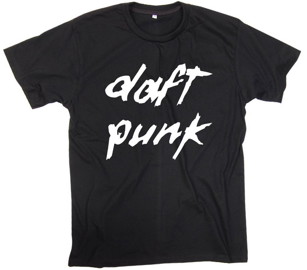 Unisex Daft Punk Digital Love Electronic Music Nice Black Tee Shirts (S)