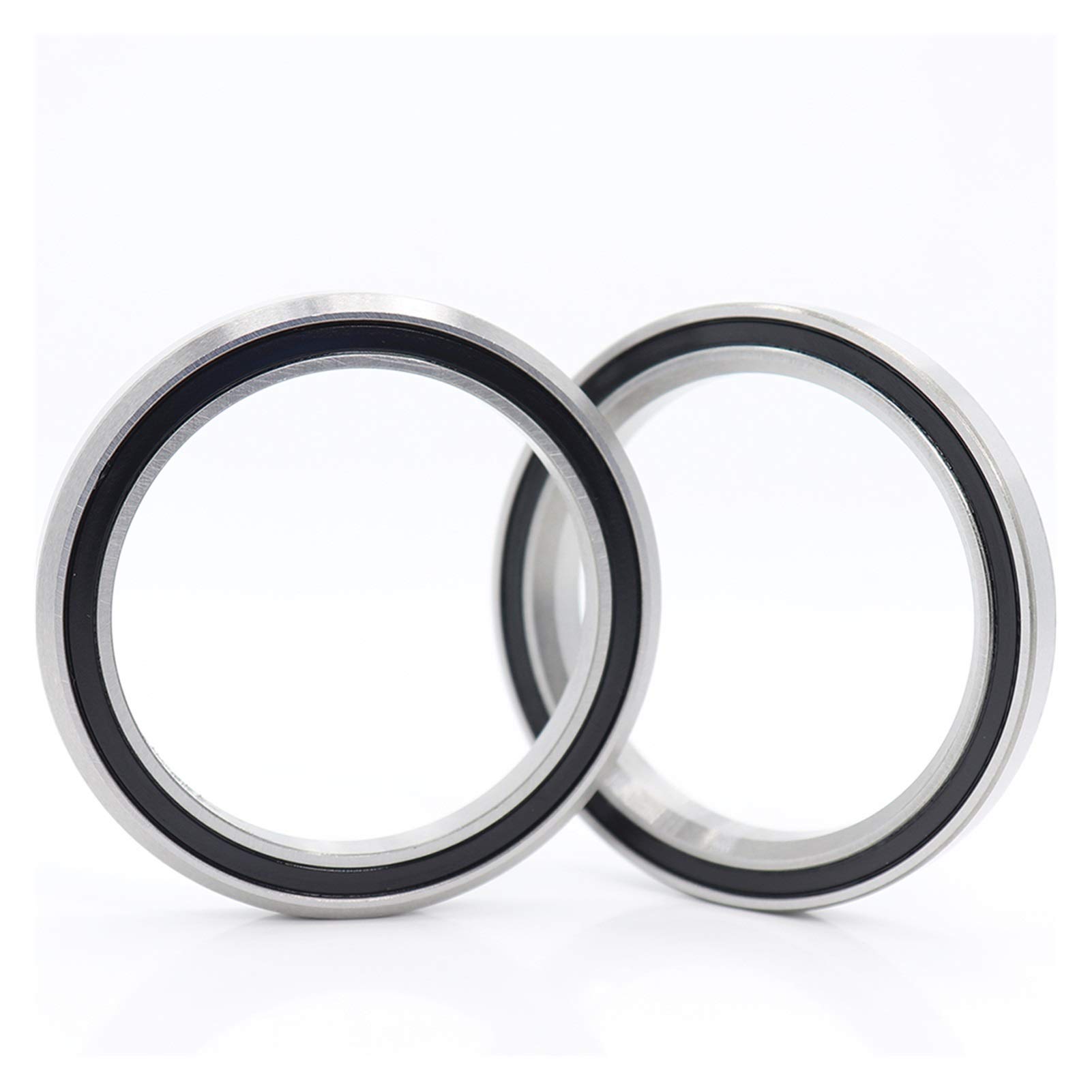 TSWASWUGP ACB458 Bicycle Headset Sealed Cartridge Bearings 36.8x45.8x6.5mm 45/45 Degree Lightweight Steel Tapered Upper Lower ACB