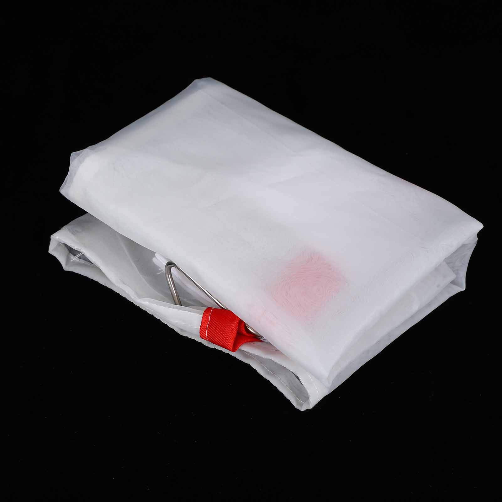 Gavigain Nylon Honey Filter Mesh, Reusable, Wide Opening, Three Hooks, Multi Functional, for Beekeepers, Winemakers, and Food Filtration