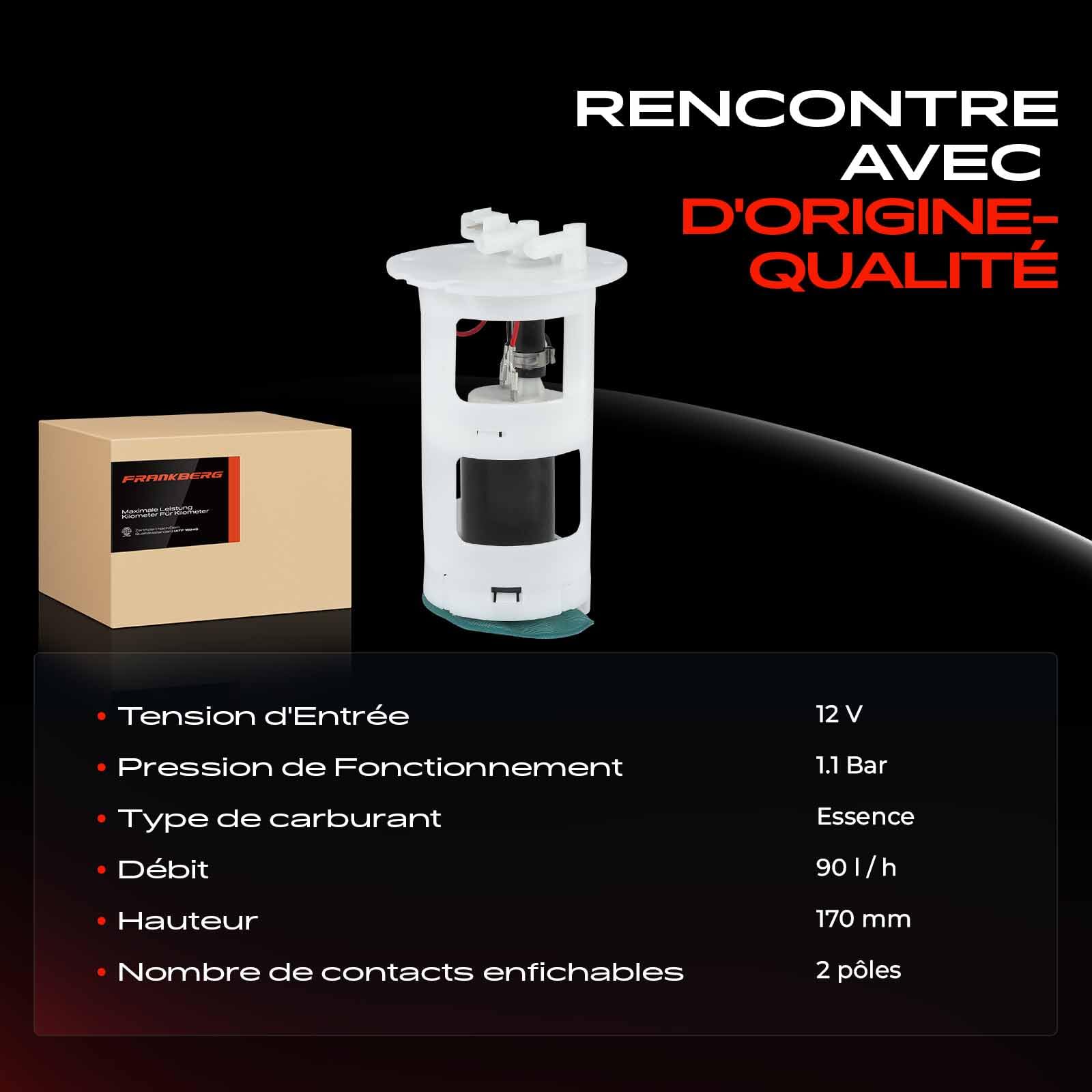 Frankberg Pompe à carburant, pompe à essence