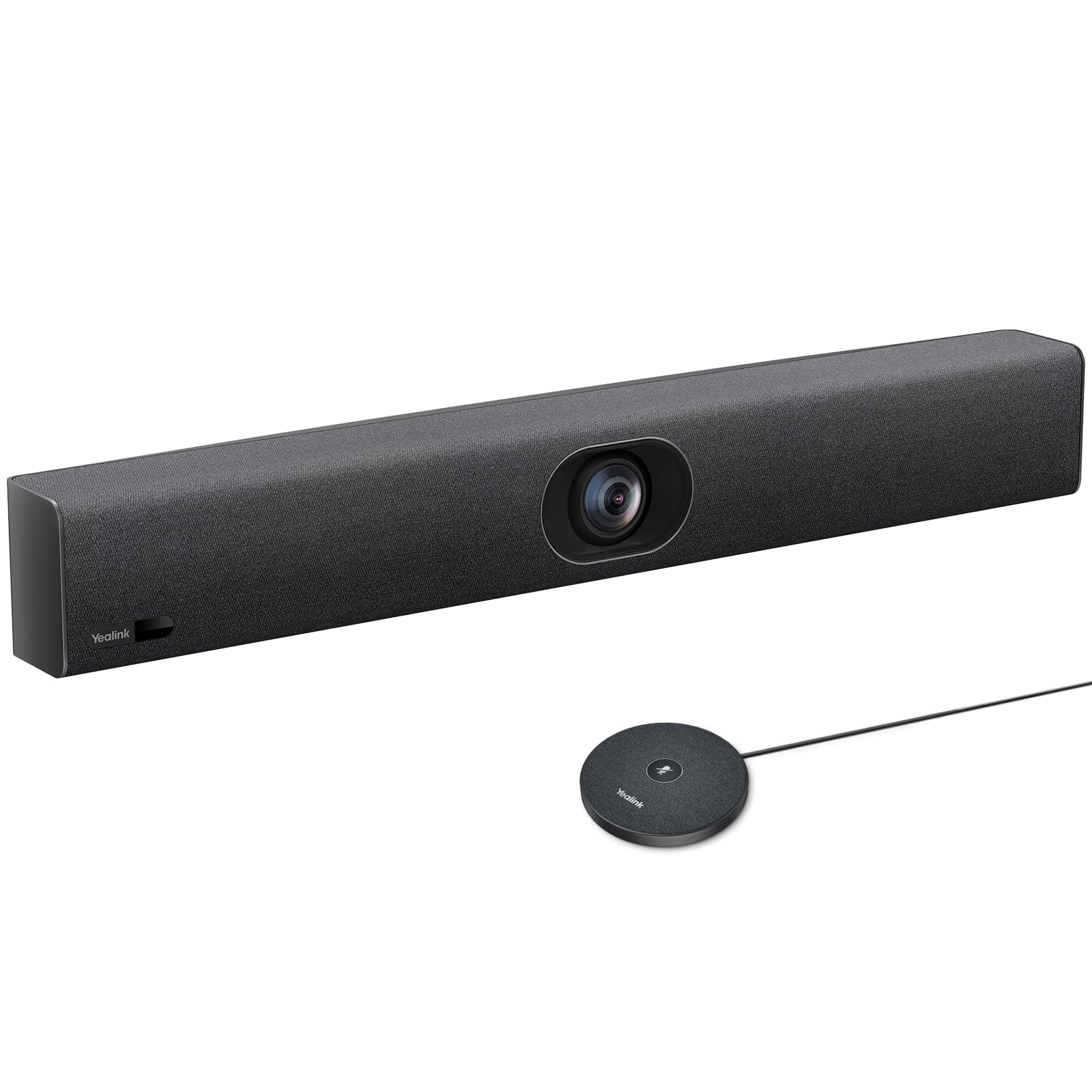 Yealink UVC40 E2 and Expansion Mic (VCM35) HD Video and Audio Conferencing System Bundle for Small to Medium Meeting Room, Ultra HD 4K, 8 Microphone