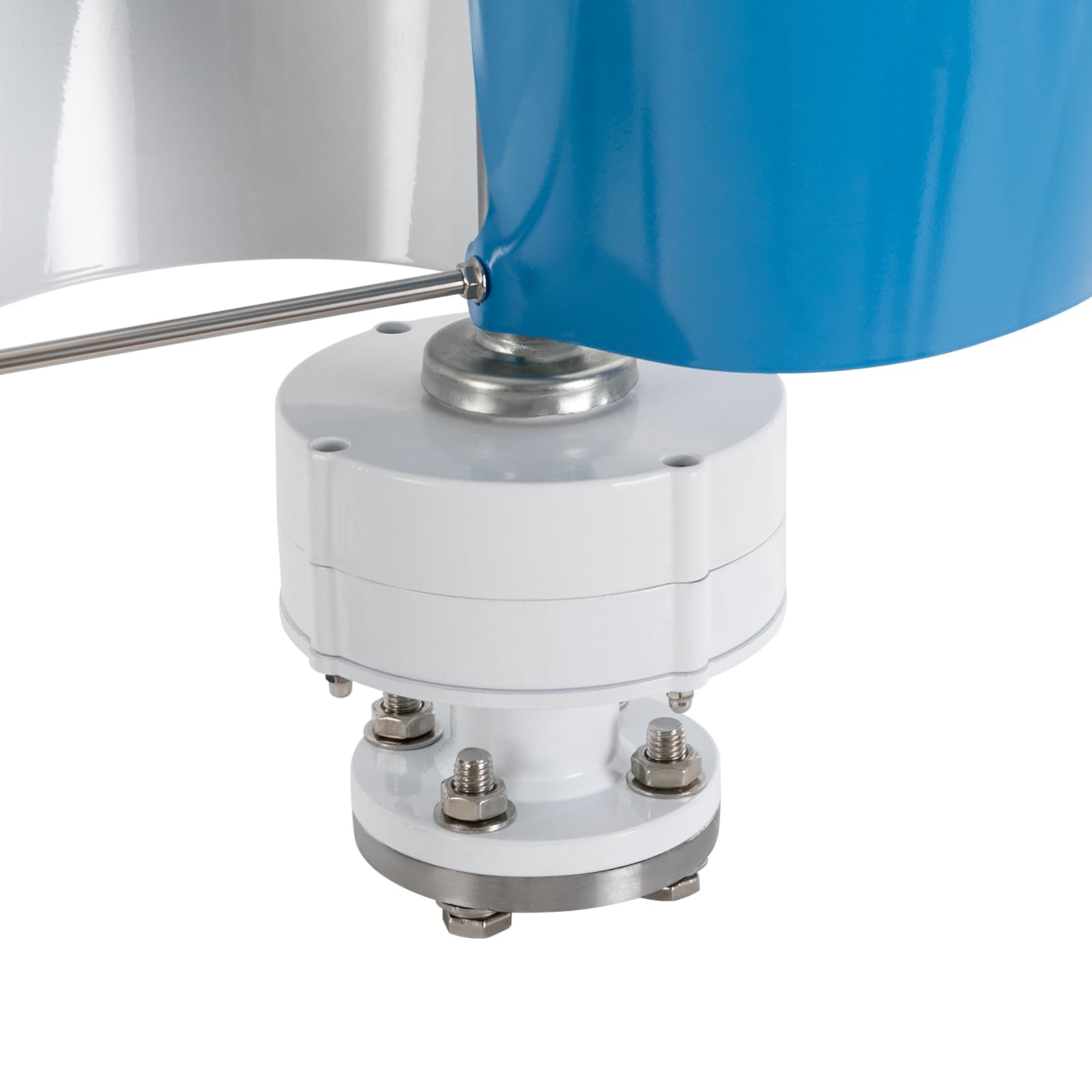 Aerogenerador, Turbinas Eólicas Eje Vertical, Con Controlador, 100W 24V 2 Hojas, Funcionamiento Silencioso, Aleación De Aluminio, Adecuado Barcos, Pabellones De Jardín, Así Como En La Parte Superior