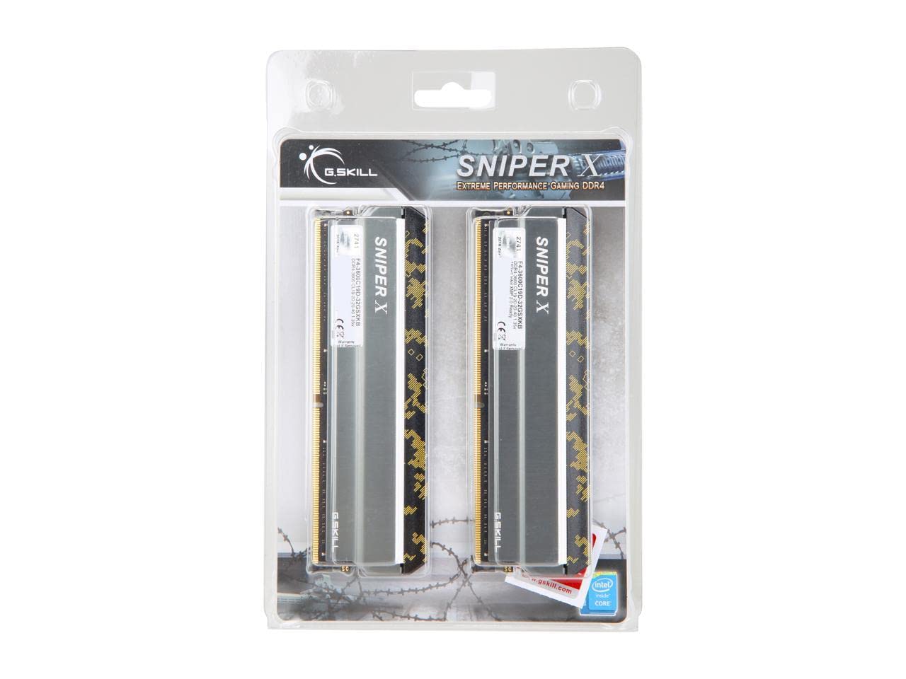 Amazon.co.jp: G.SKILL 32GB (2 x 16GB) Sniper Xシリーズ DDR4 PC4 