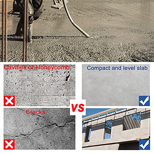 IMAYCC Betonrüttler 1300W 220V 4300 U/min, 2m Schlauchlänge aus Kupfer Betonwerkzeuge - Image 7