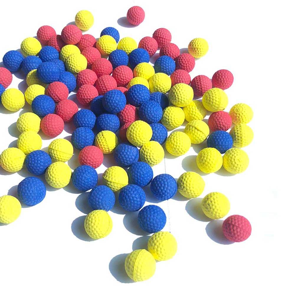 Rival - Paquete de recarga de 100 rondas, reemplaza bolas redondas de espuma para niños pistolas de juguete (colores mezclados) 4