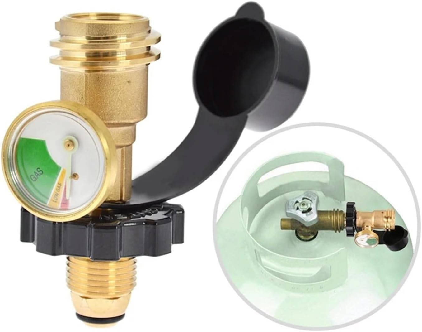 Propane Tank with Luminous Pressure Gauge Gas SL-YK01-1