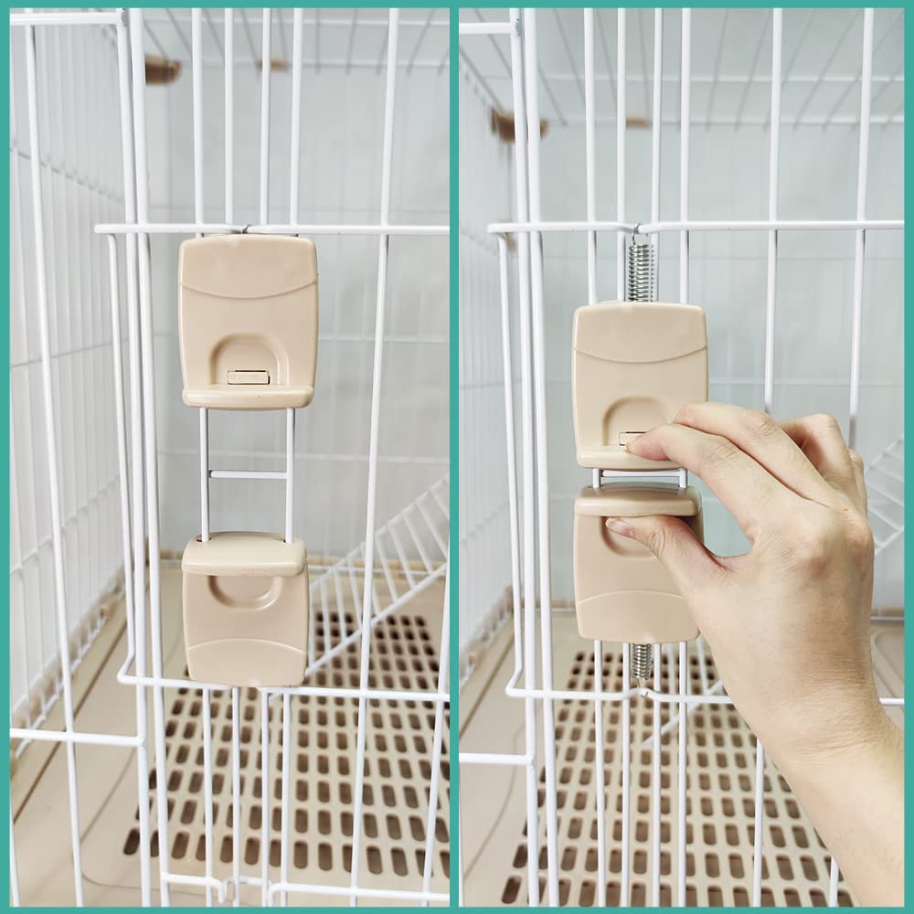 BPS Jaula Grande Metálica para Gatos Mascotas 2 Tamaños para Conejos Vallas Gatito Cachorros (Modelo Pequeño) BPS-1379