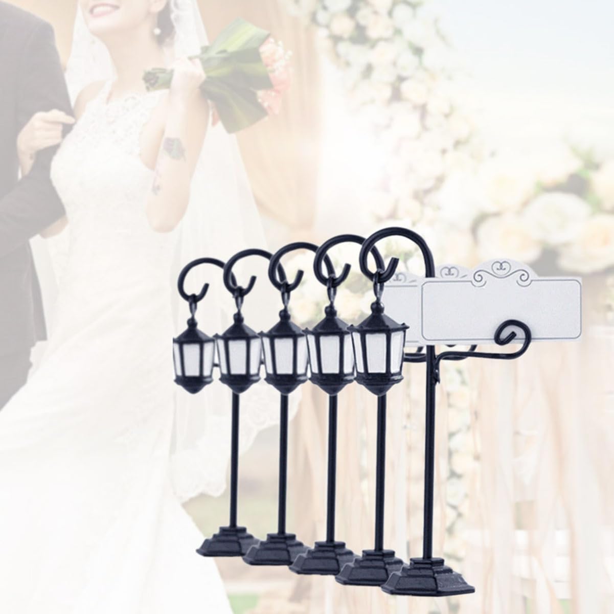 MAGICLULU 18stücke Teiliges Platzkartenhalter Für Hochzeiten Kreative Tischdekoration Für Braut Hotel Und Feiern Schwarz