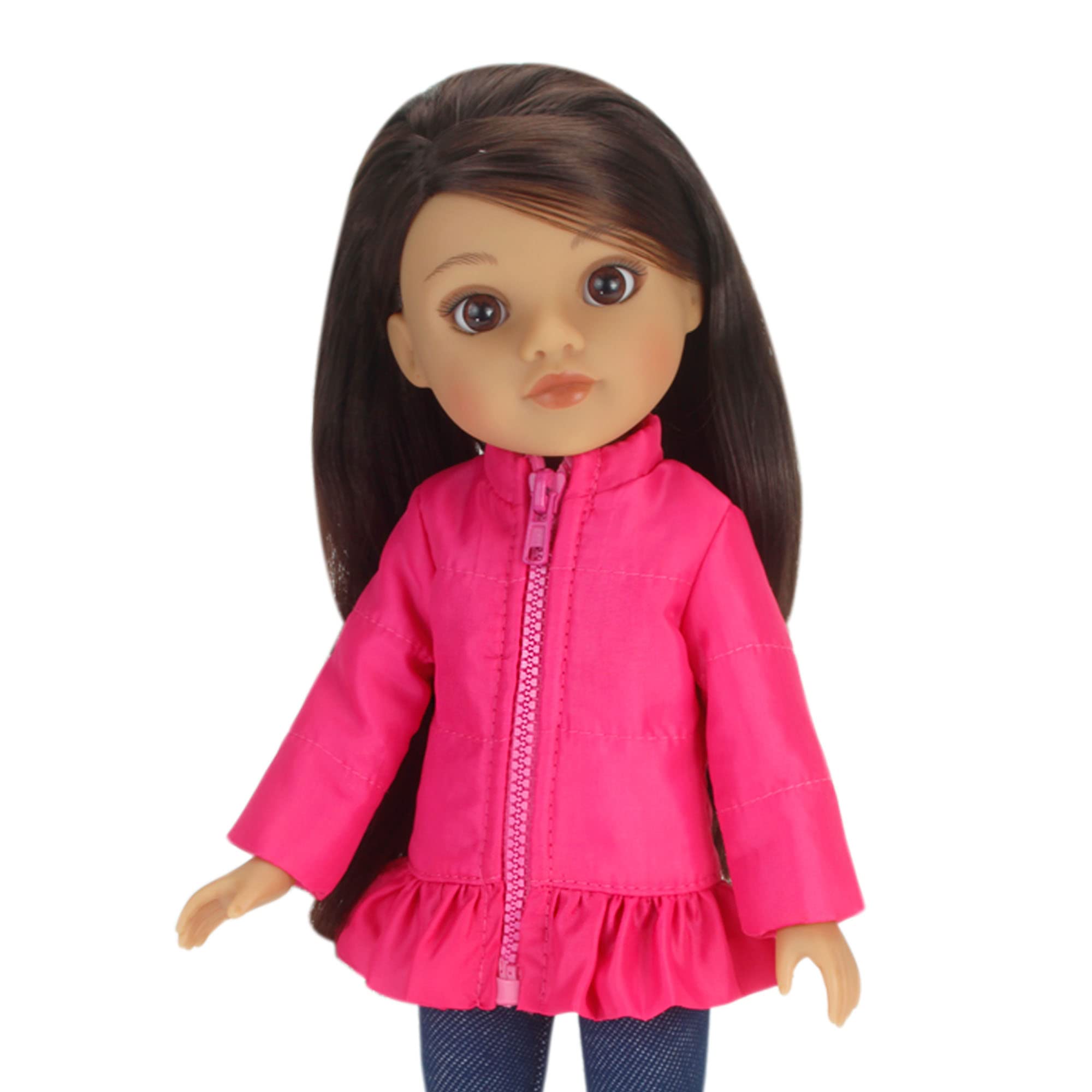 Sophia’s 3 Piece Baby Dolls Clothes Set, Doll Pink Jacket, Jeggings with Doll Boots for 15 Inch Baby Dolls, Dolls Accessories - Image 4