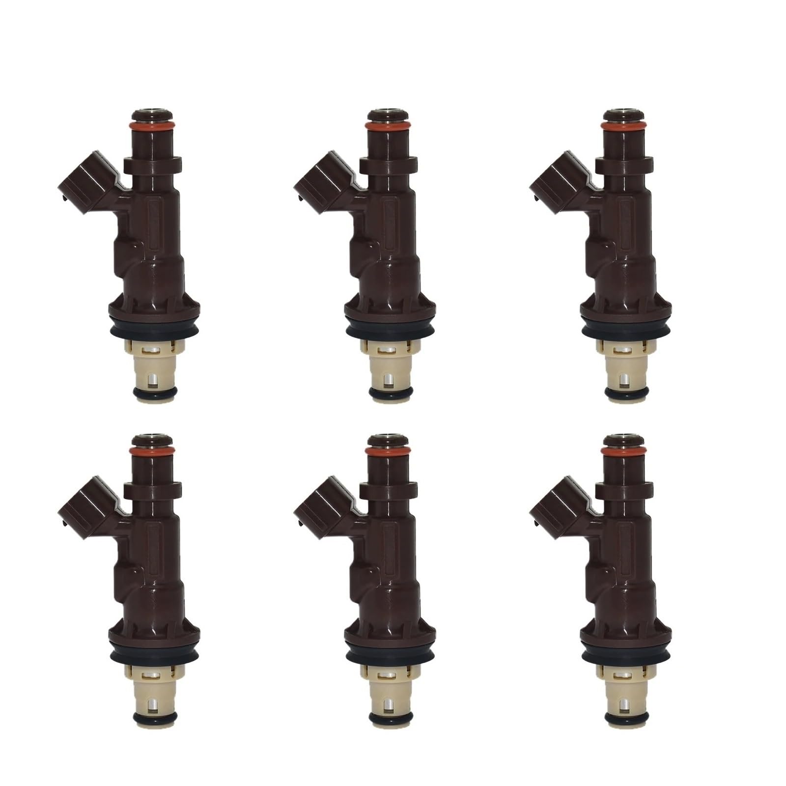 Tusgt One Color Fuel Injectors For Toyota For Tacoma For Tundra For 4Runner 3.4L 1999-2004 6X 23250-62040 Fuel Injector Fj585 217-2933