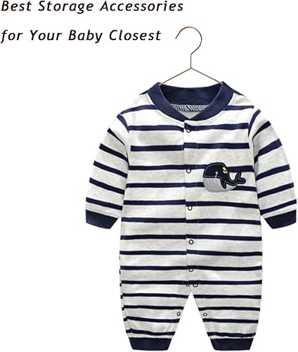 Miniatura 3 de Perchas para ropa de 12.5 pulgadas de alambre de metal de acero inoxidable y cobre para niños y niños, paquete de 30 perchas resistentes que ahorran