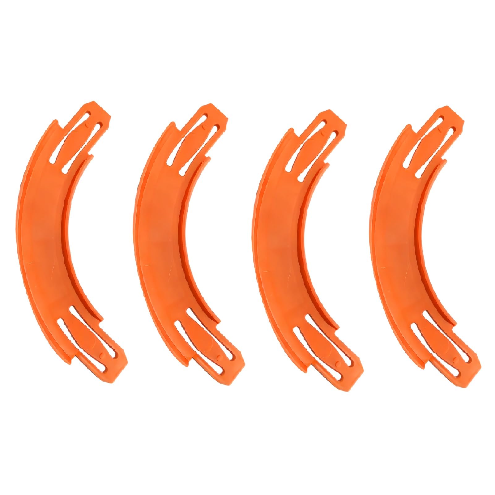 4 Pieces Turn Track Pieces - 90 Degree Curved Race Track Connectors, Toy Car Racetrack Builder Components Parts Compatible With hotwheels For Indoor Home Playroom Weekend