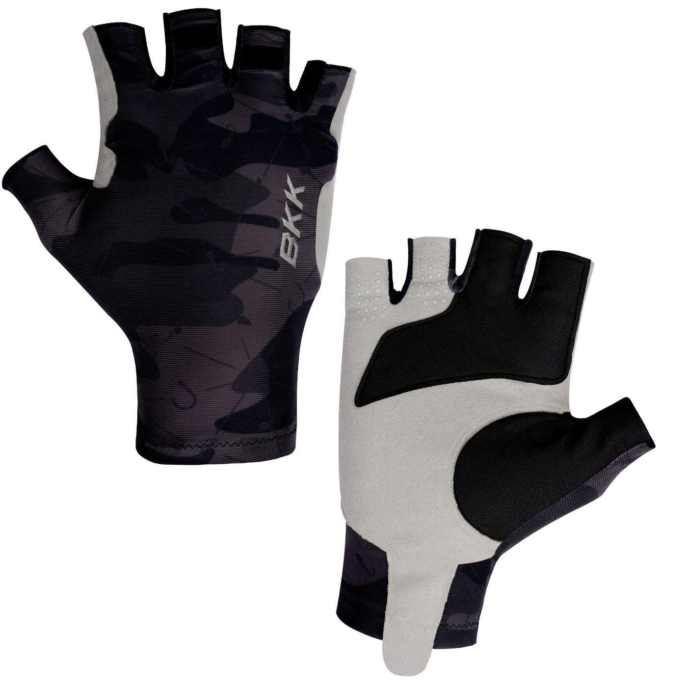 Gants de pêche Flamingo BKK Half Finger nXL pour vos sorties sportives en mer