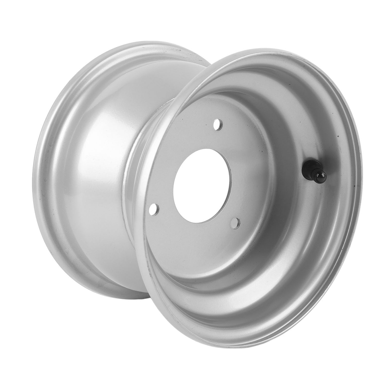 7 Pouces Go Kart RIMS 7 Pouces ATV Rimer Rim Aluminium Alloy 3 Boulons Trous 16x8,00-7 Silver Rustproof Wide 136 Mm pour Go Kart ATV Quad Dirt Bike Ride sur la Tondeuse
