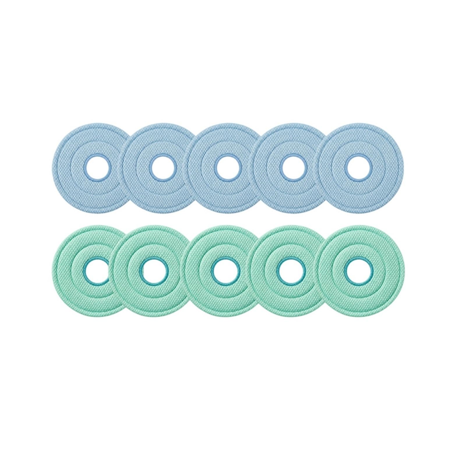 Fish Scale Microfiber Mop Cloth，Compatible For Xiaomi，B101CN X10+S10+，Compatible For Dreame，S10 Pro L10S Ultra X10(10pcs b)