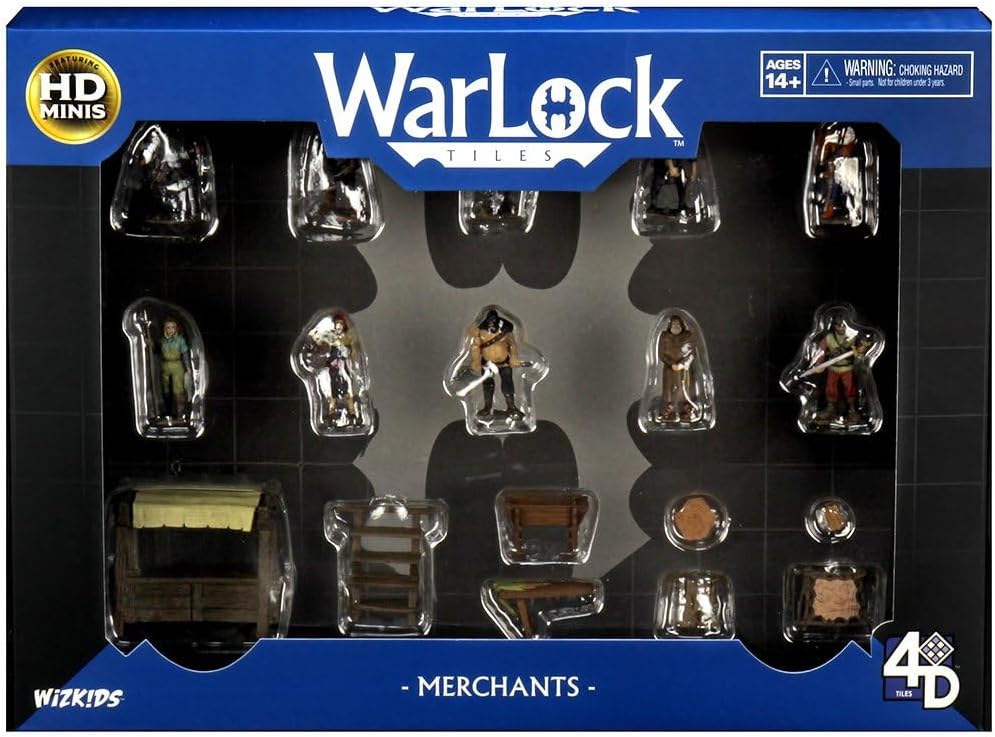 WizKids Warlock Tiles: Accessory – Merchants
