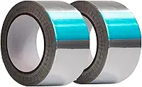Fita Metalizada Aluminizada Manta Térmica Dutor Ar Condicionado Caixa Isopor 48mm x 50m Emenda Forte (2)