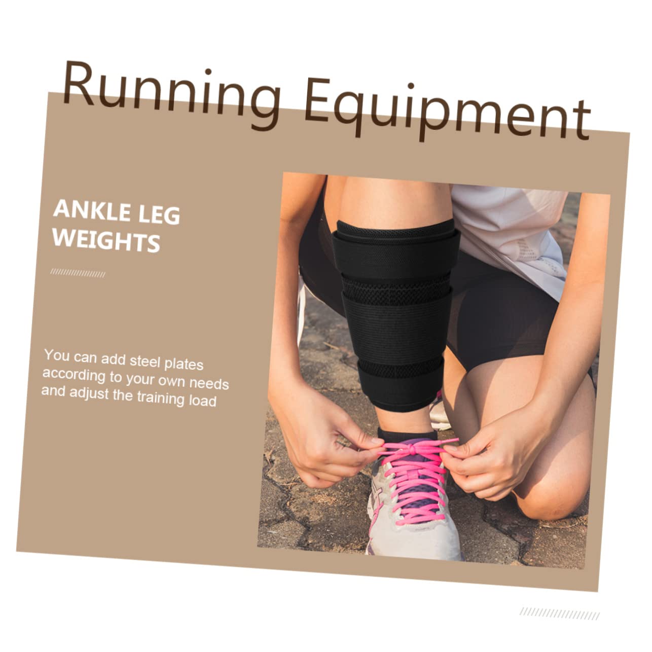 1set Pesi Per Caviglie Regolabili Ankle Weights Con Piastra Acciaio Attrezzi Per Allenamento All Aperto Per Fitness Jogging Esercizi Casa Da Pesi Totale