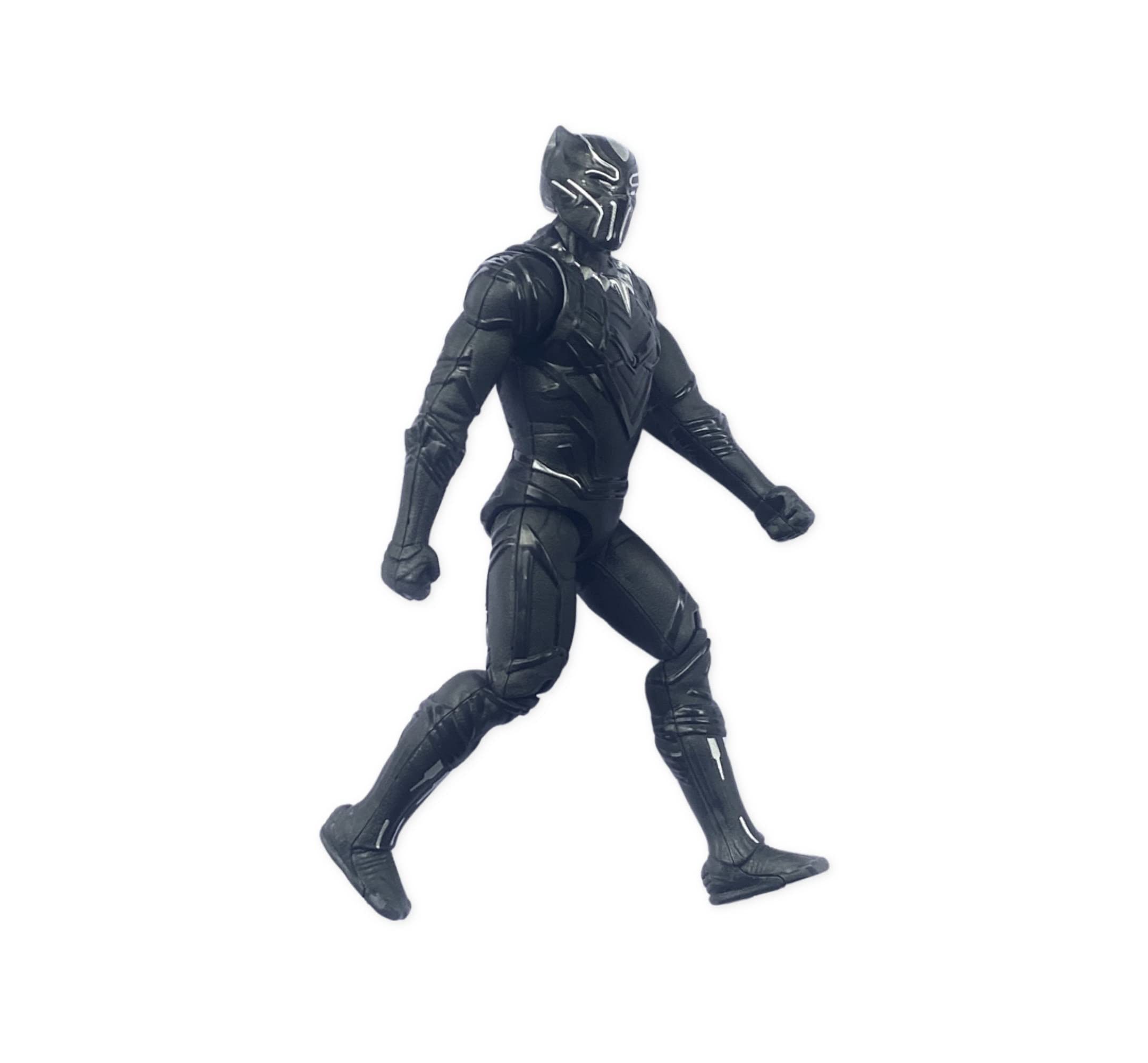 Amaztore® Super Hero Black Panther Avengers Action Figure Toy Gift for Kids Boys Girls(7 Inches, Multicolour, LED Light) (Black Panther)