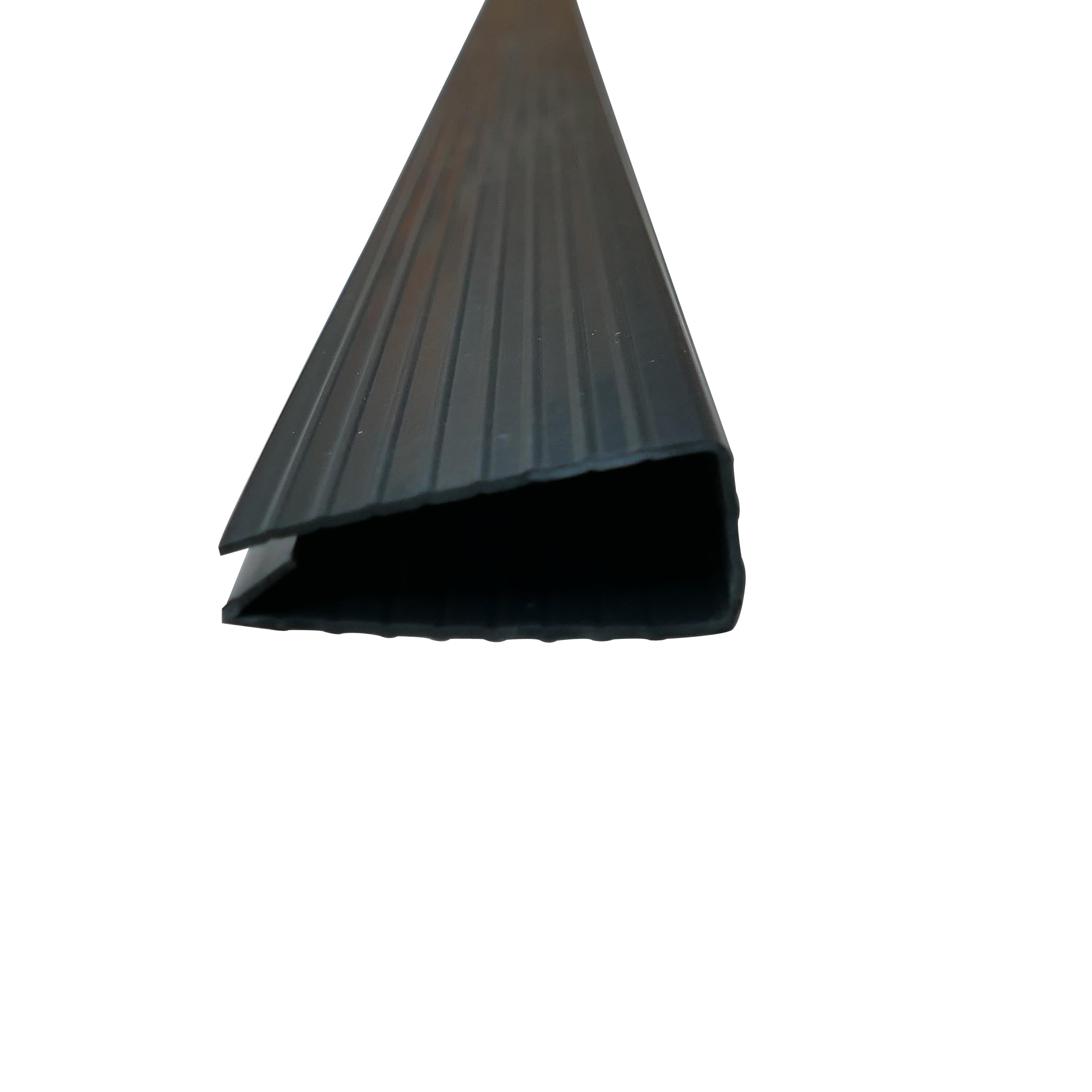 Kit de ocultación con lamas de PVC para panel de valla metálica de malla 55, protección contra el viento y la vista - Altura 1m93 x 2m50 Gris antracita