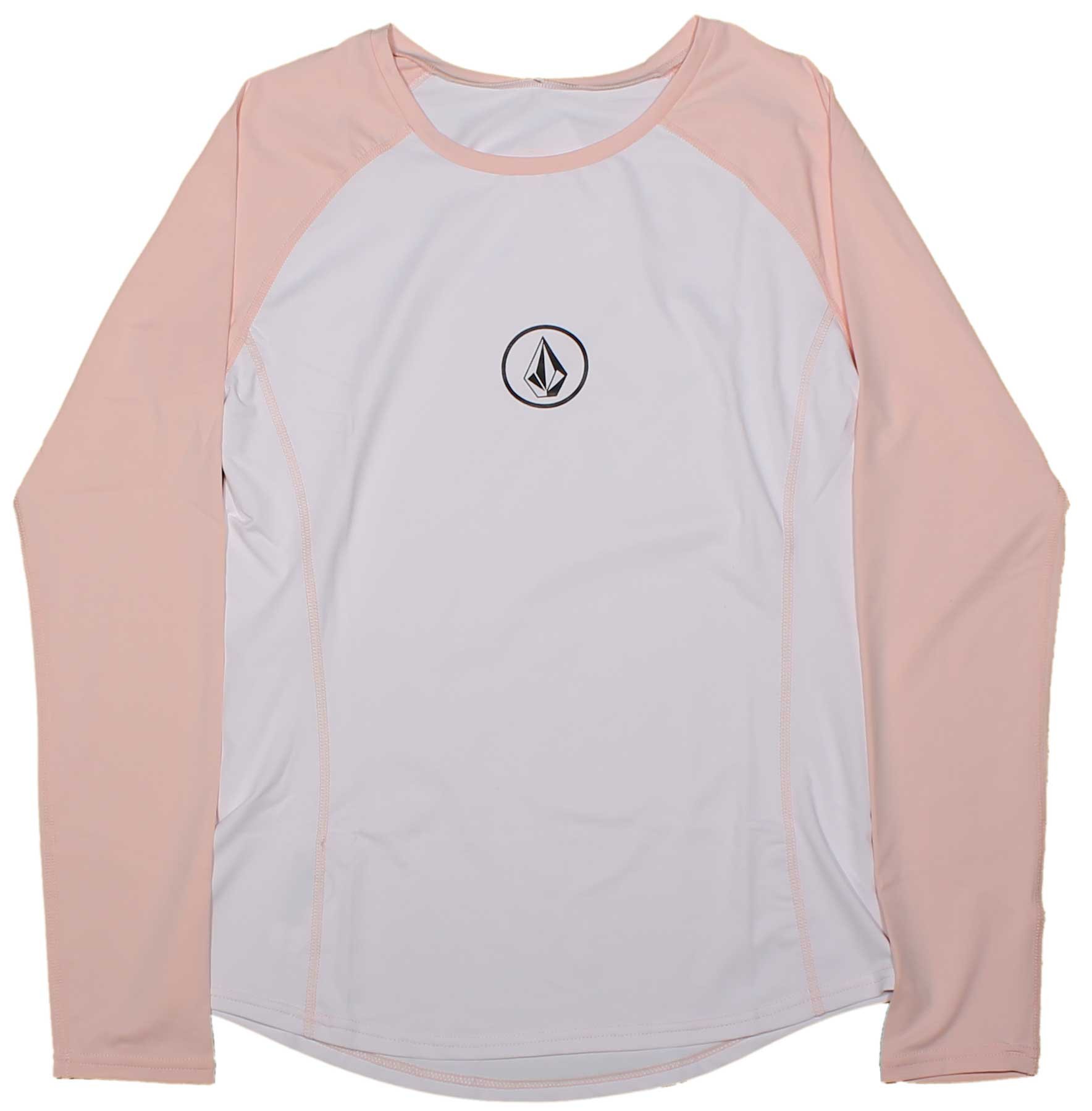 volcom Trouble Maker LS Rash Guard - Pink-picture-22