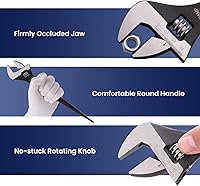 Vista 6 de Lichamp - Llave de mandíbula ajustable de 12 pulgadas para construcción