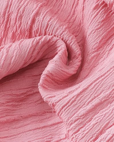 Image of Baby Girl Clothes Toddler Summer Sleeveless Ruffle Girls Outfits Pleated Wide Leg Pants Solid Color Kids Clothing Set