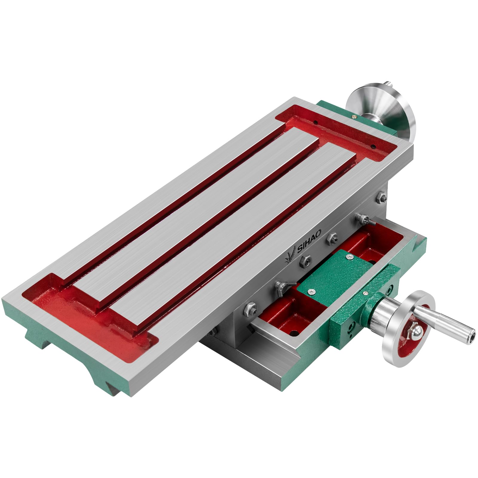 Tavolo a Croce per Fresatura in Metallo, Morsa a 2 Assi, 450 x 170 mm Tavolo da Lavoro Multifunzione, Tavolo di Coordinate per Trapano a Colonna per Foratura e Fresatura