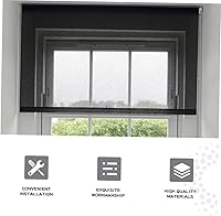 Vista 3 de IMIKEYA Cortinas con bloqueo solar, 1 juego de persianas enrollables para ventanas, herrajes enrollables, soportes enrollables para ventana