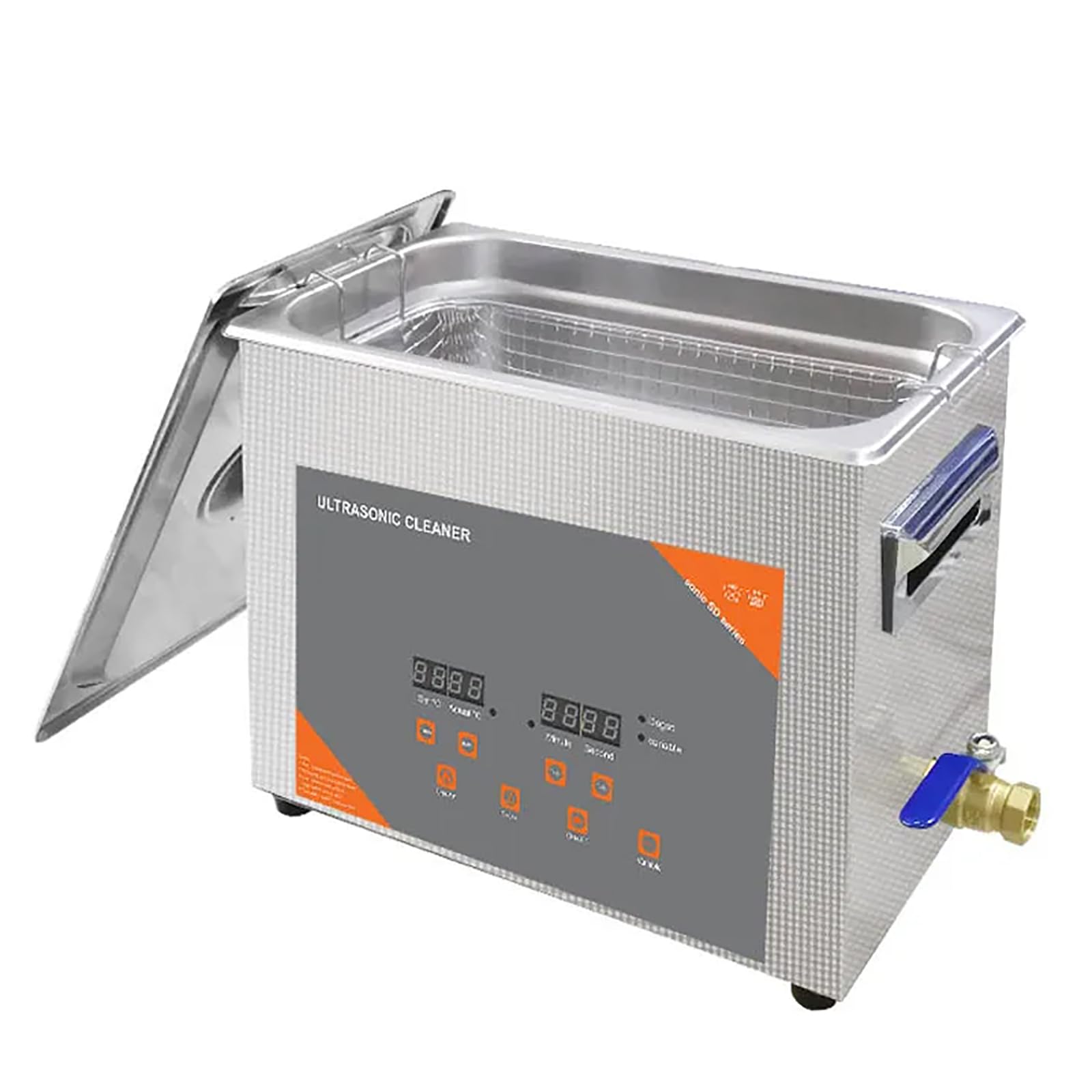 NGARY 3L Industrial Ultrasonic Cleaner, 40kHz Professional Ultrasonic Cleaner, 180W Stainless Steel Large Ultrasonic Cleaner with Heater&Timer, for Watch Instruments Industrial Parts