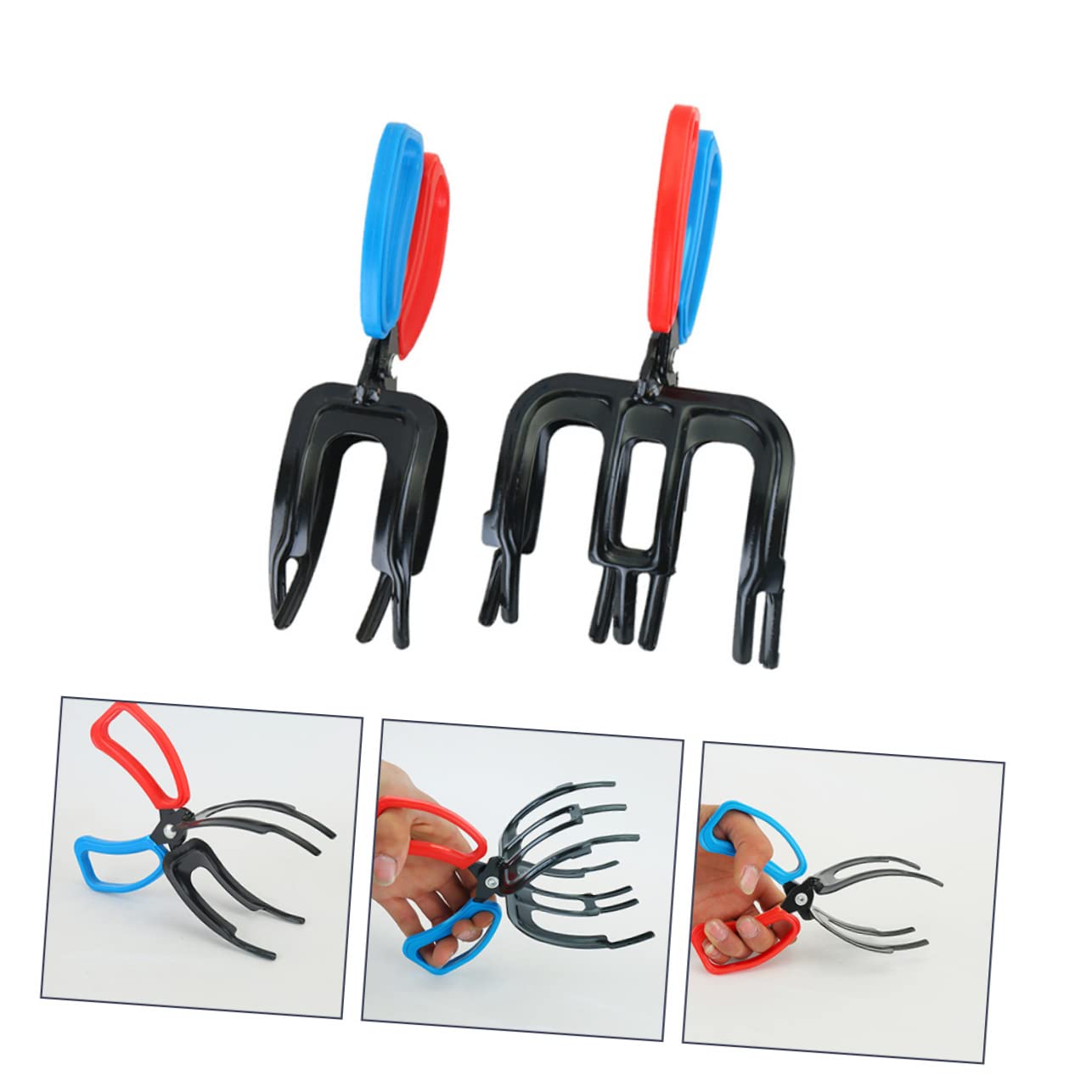 2pcs Fish Gripper Teeth Teeth Fishing Hook Remover Fish Lip Grip Tool Strong Grip Fishing Clamp Multifunctional Fish Control Tool Tackle Holder