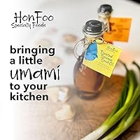 Vista 3 de HonFoo Aceite de semilla de sésamo tostado y aceite de sriracha picante, 2 botellas decorativas de vidrio de 8.45 onzas líquidas