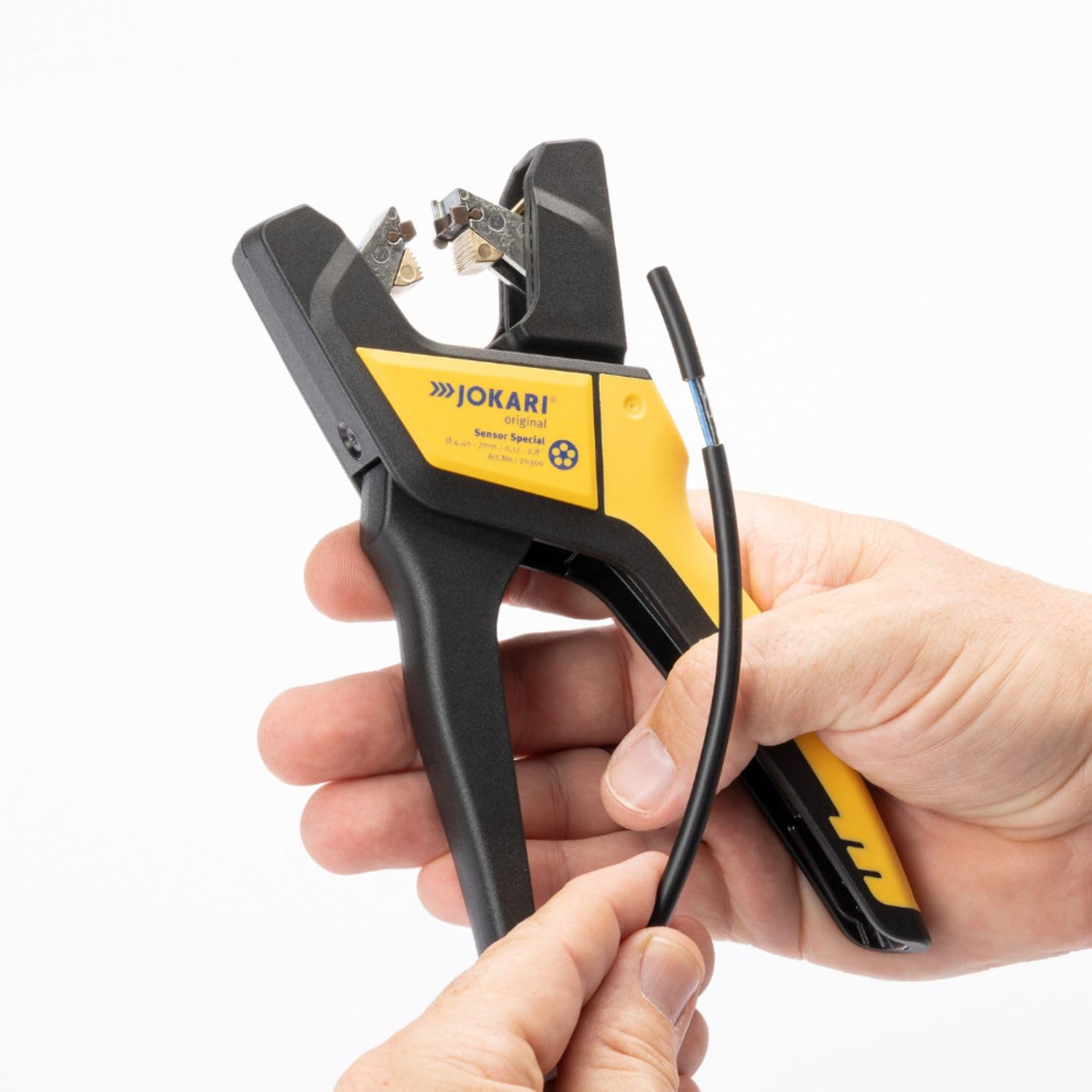 JOKARI original Abisolierzange Sensor Special 4,4-7mm Ø Kabel Abisolieren