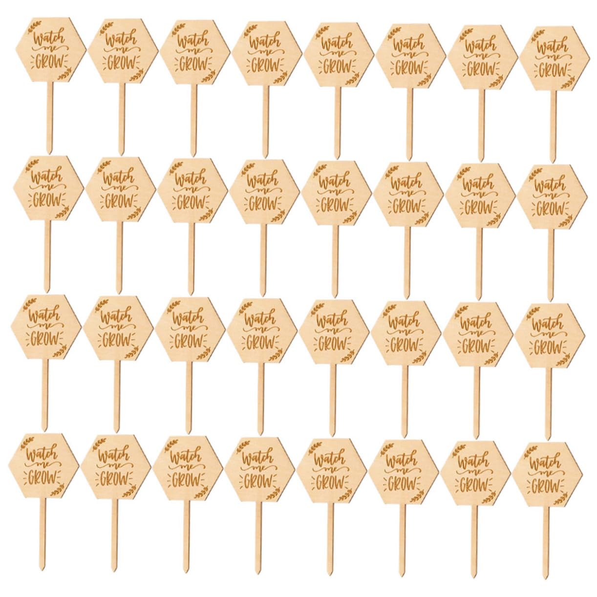 ibasenice 5 Ensembles Étiquettes En Bois Pour Plantes Étiquettes Pour Semis Jardinage Marqueurs Pour Plantes De Jardin Étiquettes Pour Plantes Succulentes Étiquettes De 40 pièces * 5