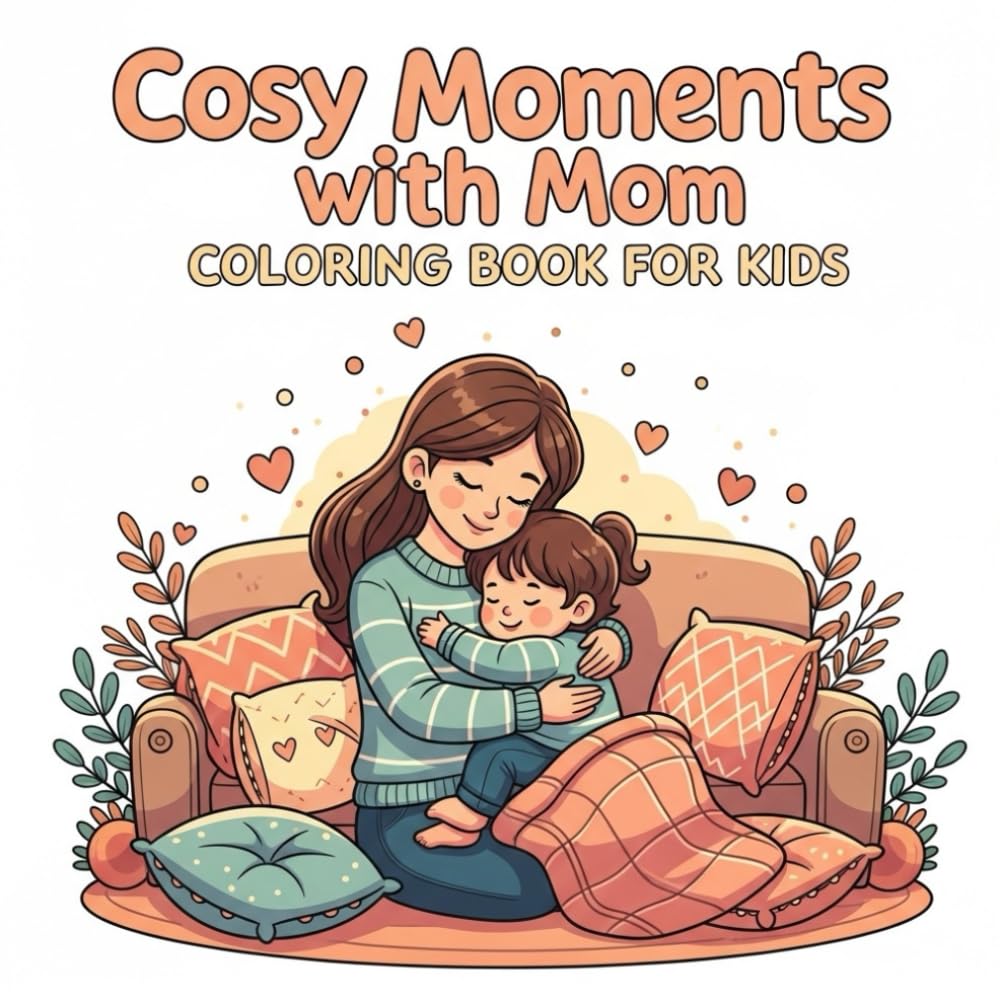 Cozy Moments with Mom Coloring Book for Kids: Sweet Mother and Child Coloring Pages, Cute Family Bonding Scenes, Love, Care and Warm Moments