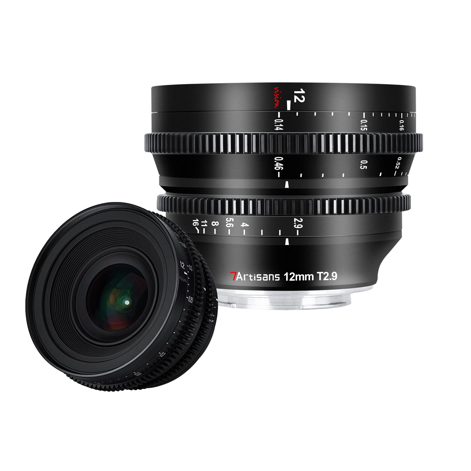 Amazon.co.jp: 7artisans 12mm T2.9 シネレンズ M4/3マウントシネマ 