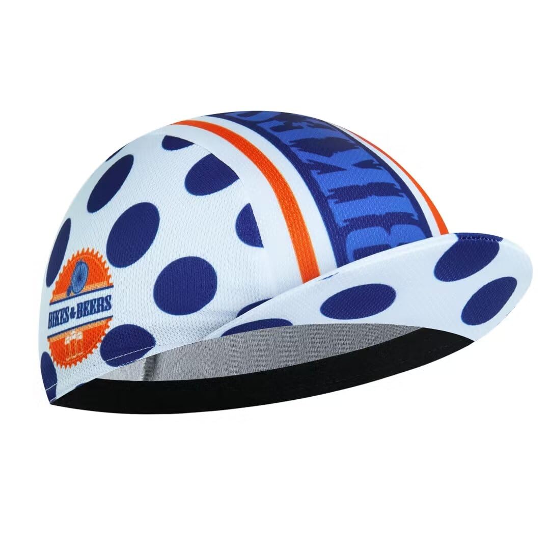 Czapka rowerowa dla mężczyzny i kobiety czapka rowerowa pod kask - poliester oddychający pochłaniający pot