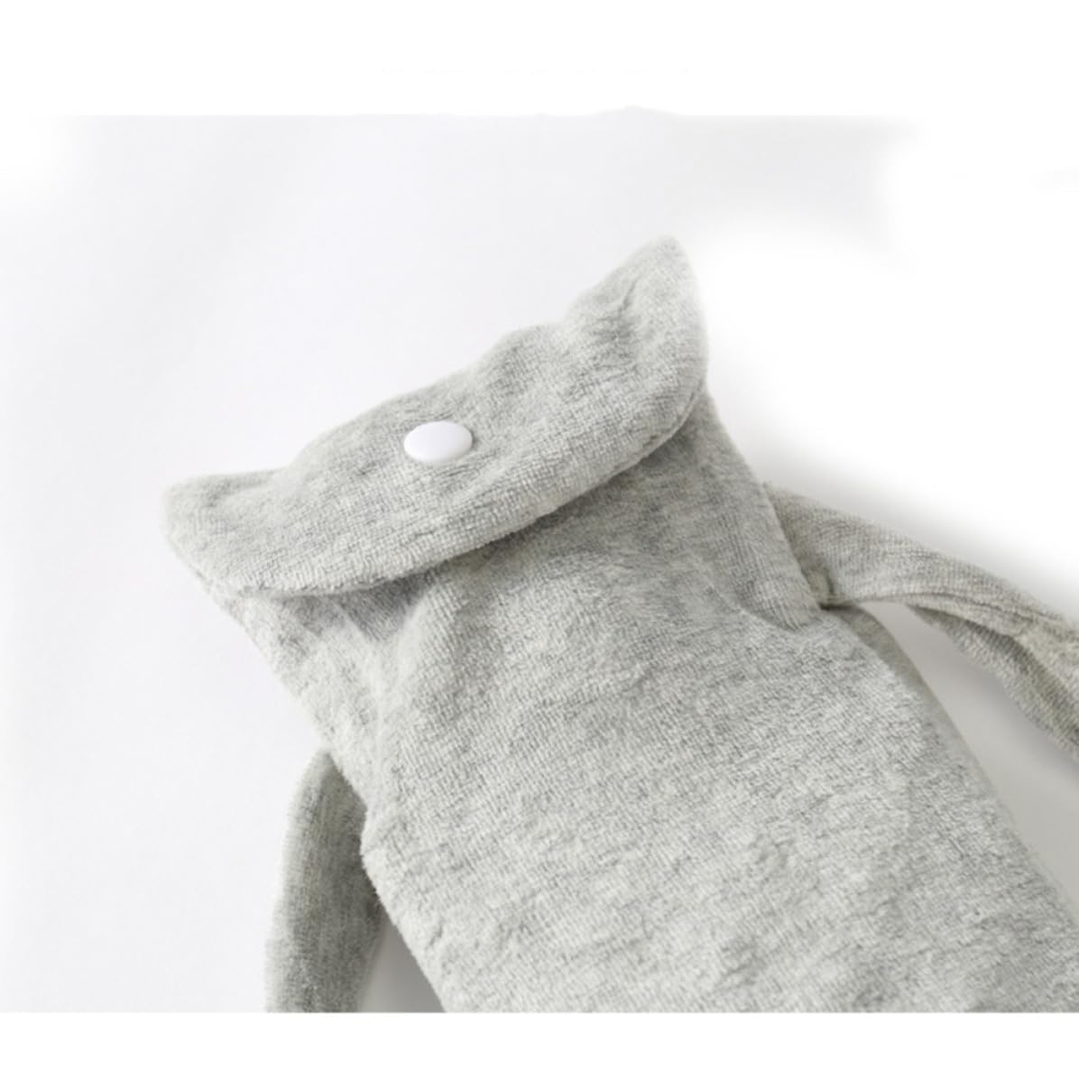 KALLORY Bolsa de Agua Caliente para Cama 2.1 Litros de Pvc Diseño Grueso y Botón a Presión para Calentar Manos y Aliviar Cuello Rígido en Invierno