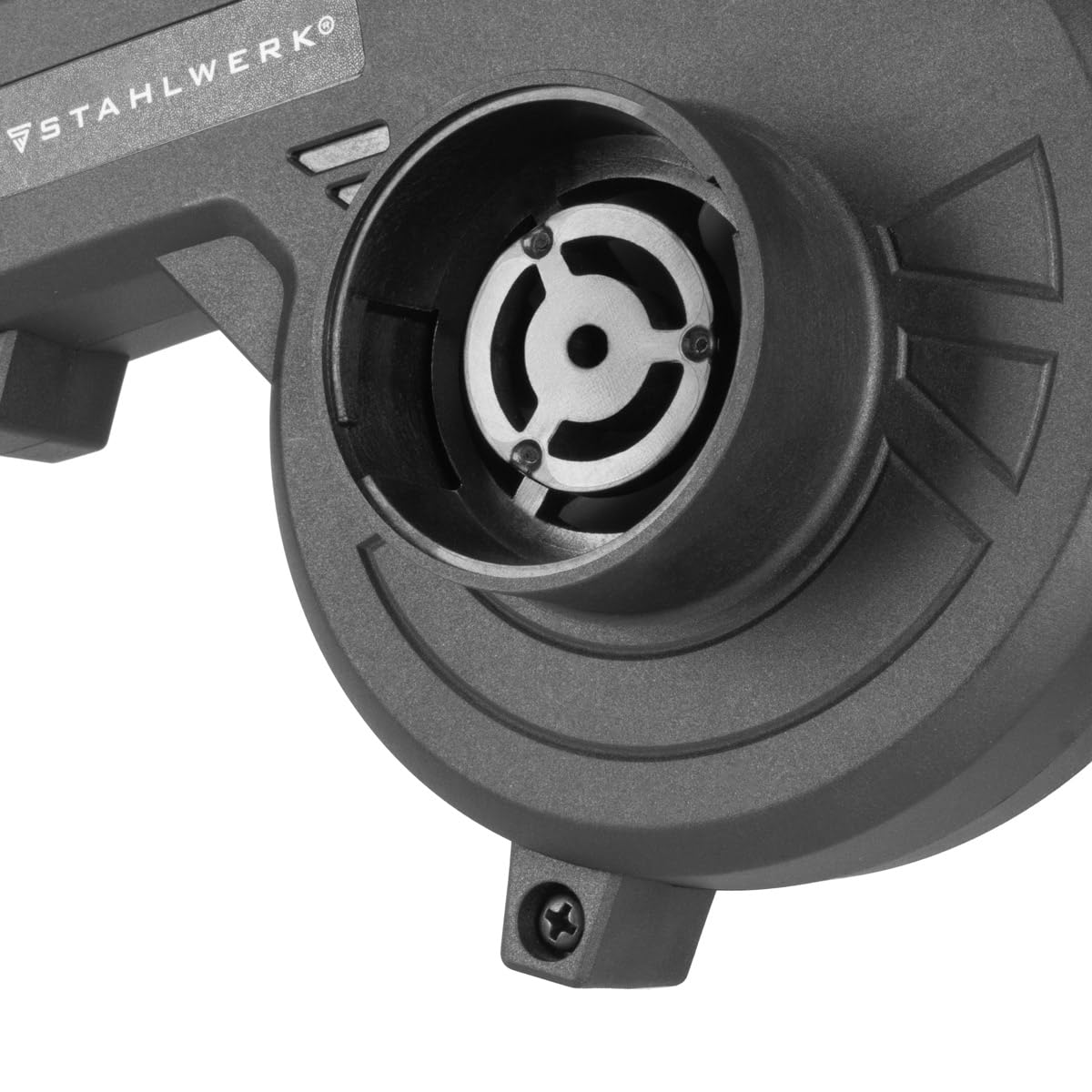 STAHLWERK Soffiatore e aspirapolvere a batteria 2 in 1 MAG-20 ST – 20 V con 2 Ah, soffiatore compatto brushless per giardino, strada, officina e auto, maneggevole mini soffiatore fino a 98 m/s e